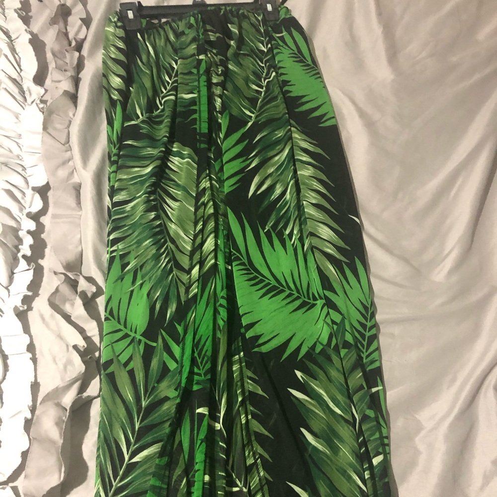 Long slit cover skirt